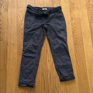 LOFT Charcoal Cropped Trousers